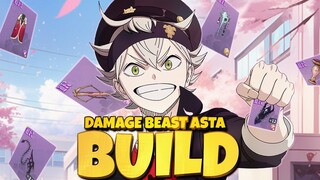 SEASON 1 ASTA TOP BUILD HIGH/FAST DMG DEALER (BEST GEARS, TALENT & SKILL PAGE) - Black Clover Mobile