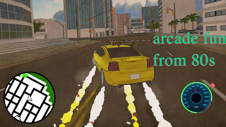 Doodle Taxi, Indie Car Simulator game coming to iiRcade (3/4 sized arcade cabinet)