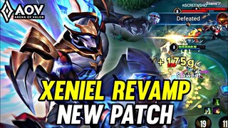 AOV : XENIEL REVAMP NEW PATCH - ARENA OF VALOR LIÊNQUÂNMOBILE ROV