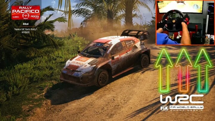 RALLY! EA WRC no Logitech G920 (Handcam + Pedalcam) #steeringwheel #car