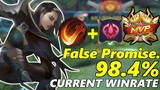 Benedetta 98.4% Current Winrate by False Promise. | Mobile Legends
