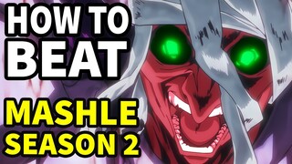 How to beat the DIVINE VISIONARY GAMES in "Mashle Season 2"