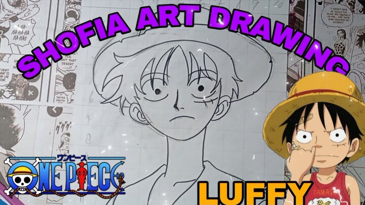 drawing anime one piece luffy