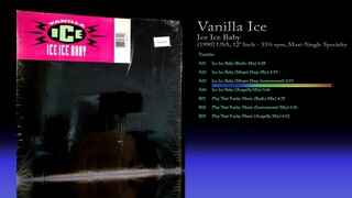 Vanilla Ice (1990) Ice Ice Baby [12' Inch - 33⅓ RPM - Maxi-Single Specialty Pressing]