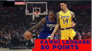 Kawhi Leonard vs Los Angeles Lakers | NBA Opening Night 2019