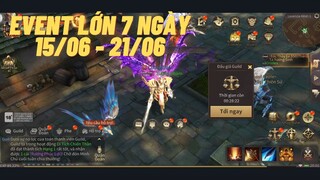 Trở lại với Event lớn 7 ngày ( 15/06 - 21/06 ) | Hahy Gaming