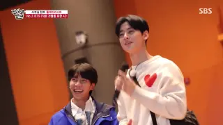 Try Not To Laugh! Kim Donghyun & Cha Eunwoo Try BTS's Boy With Luv