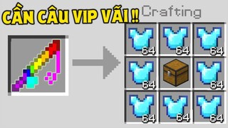 THỬ THÁCH SINH TỒN VÀ CÂU CÁ SẼ NHẬN ĐƯỢC KHO BÁU CỰC VIP TRONGG MINECRAFT !! *CÂU CÁ = KHO BÁU*