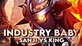 「Industry Baby🔥💥」Onepiece - Sanji Vs King「AMV/EDIT」4K