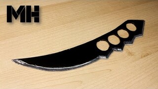 Cara Membuat : Pisau Asuma Sarutobi (Naruto) - How to Make Asuma Sarutobi's Knife (Naruto)