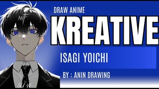 Gabut?? yuk! temenin aku.. anime no isagi yoichi o egaku 🌱