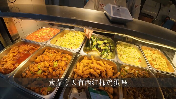 What's the cafeteria like at a school for the blind? There's even a water bar.