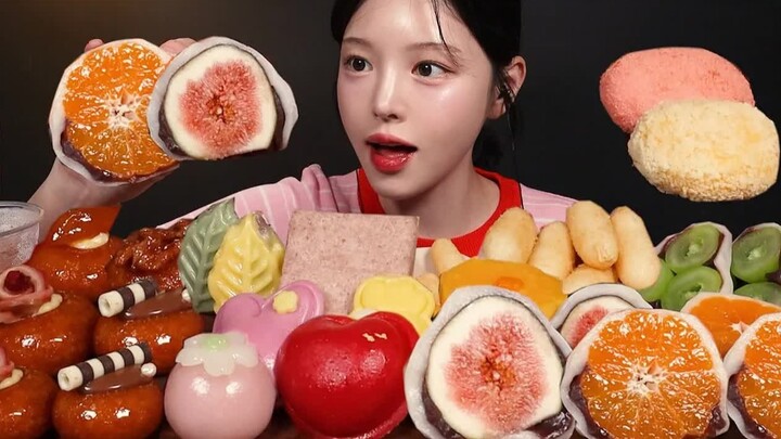 【Boki phụ đề tiếng Trung】Đủ loại bánh gạo và đồ ngọt, bánh chiên khai thành, bánh nếp trái cây, bánh