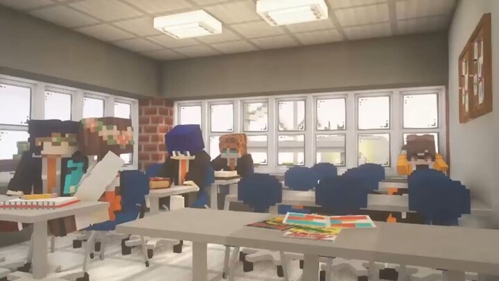 Jam kosong kelas - Minecraft Animasi Indonesia  SANS SMP