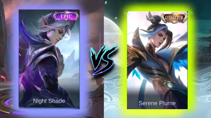 NEW Ling Serene Plume Vs. Night Shade | Ling Skin Comparison |Collector Ling Skin vs Epic Skin