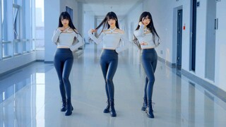 Quần da màu đen, dài và thẳng ~ Tôi đoán bạn thích nó