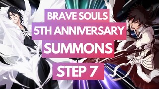 5th ANNIVERSARY SUMMONS - STEP 7 for Ichigo & Byakuya + CHOOSE A 6 STAR! | Bleach Brave Souls