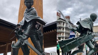 [ Attack on Titan ] Unveiling Ceremony of Levi's Bronze Statue
