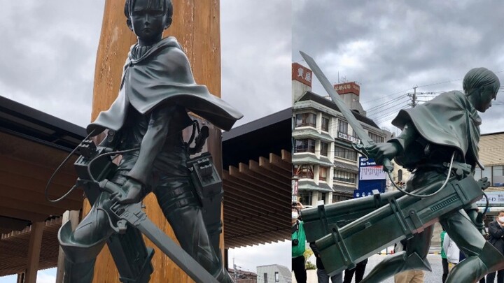 [ Attack on Titan ] Unveiling Ceremony of Levi's Bronze Statue