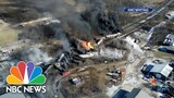 Ohio train derailment prompts controlled release of chemicals on board