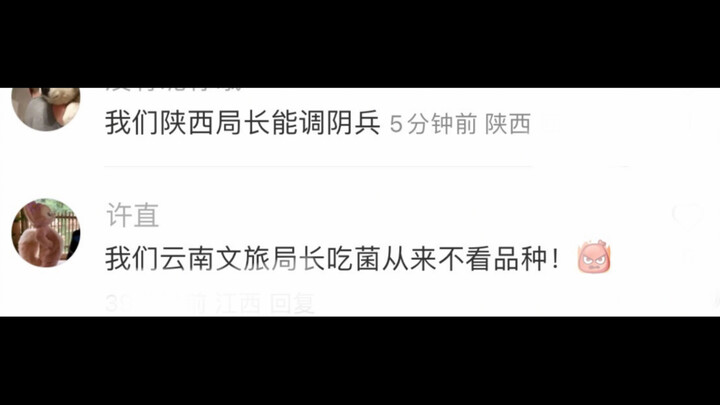 哈哈哈各地网友疯狂比拼，然后文旅局长们已开始掐人中了