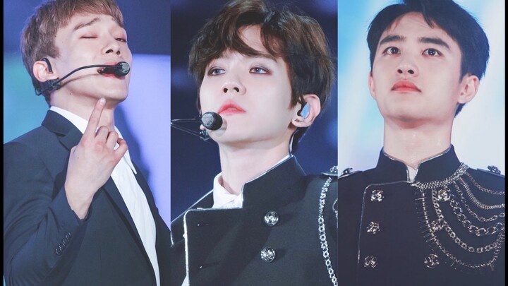 【EXO】Show you fsns' pride with the three lead singers' performance