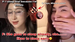 [FayeYoko] UPDATE!! YOKO CONFIRMED THAT SHE SLEPT OVER AT FAYE’s PLACE - I was there during her live
