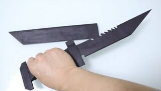 Combat knife origami