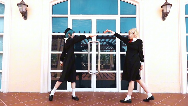 【Xiaozhaiwu】Love Trial Dance Cover Cosplay 【Hatsune Miku x Kagamine Rin】