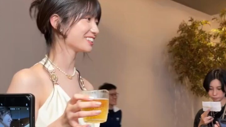 When in Rome, do as the Romans do—even the god of spirits must offer a toast.