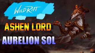 ASHEN LORD SKIN GAMEPLAY - AURELION SOL