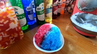 น้ำแข็งใสถ้วยละ10 15 20 อากาศเริ่มร้อน ขายดีมาก.Thailand shaved ice: :num khang sai