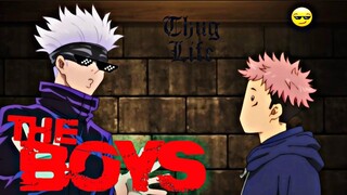 JUJUTSU KAISEN Funny Moments In Hindi || Gojo Vs Jogo Thug life Fight Scene || Part 7 ANIME NRT