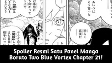 Spoiler Resmi Satu Panel Manga Boruto Two Blue Vortex Chapter 21! Flashback Sasuke dan Boruto
