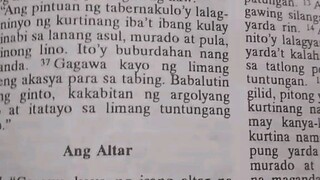 Pang Araw Araw na Talata.     Exodus 27:1-9