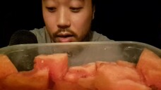 ASMR EATING SOUNDS - Sweet & Juicy Watermelon 🍉