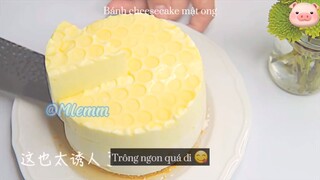 Bánh Cheesecake mật ong 💕 #videohaynhat