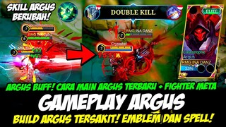 GAMEPLAY ARGUS BUFF ❗ CARA MAIN ARGUS TERBARU & BUILD ARGUS TERSAKIT 2023❗ TUTORIAL ARGUS TOP GLOBAL