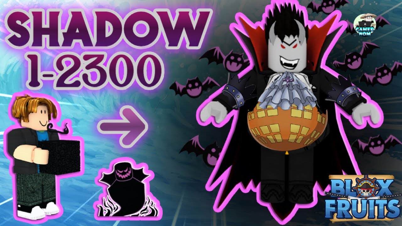 NOOB To PRO With SHADOW FRUIT (Level 1 to Level 700) In Blox Fruits 