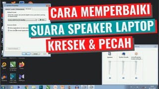 Cara Memperbaiki Speaker Laptop Rusak || KRESEK || PECAH