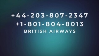 Número de Teléfono de Atención al Cliente de British Airways® – Guía Completa Paso a Paso 2025