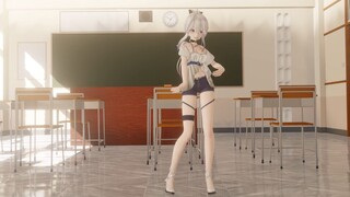 【教室/斯卡蒂泳装/弱音】不要总是偷偷看我