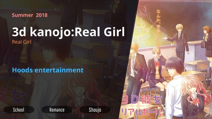 3d Kanojo:Real Girl || 1-12 skip intro&outro