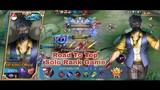 HANZO BEST ITEM BUILD SOLO RANK GAME  MOBILE LEGENDS BANG BANG KINU OFFICIAL