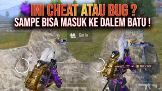 INI CHEAT ATAU BUG ?? KOK SAMPE BISA MASUK KE DALEM BATU ?! - PUBG MOBILE INDONESIA