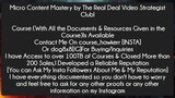 Micro Content Mastery by The Real Deal Video Strategist Club Course Download