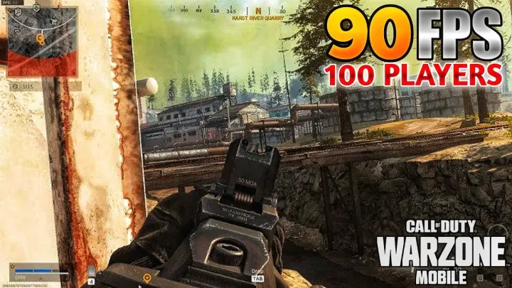 Warzone Mobile Gameplay - 90Fps Ultra Graphics 100 Player | Warzone Mobile