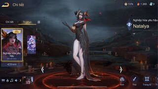 Liên Quân Mobile - Review Skin Natalya Nghiệp Hoả Yêu Hậu