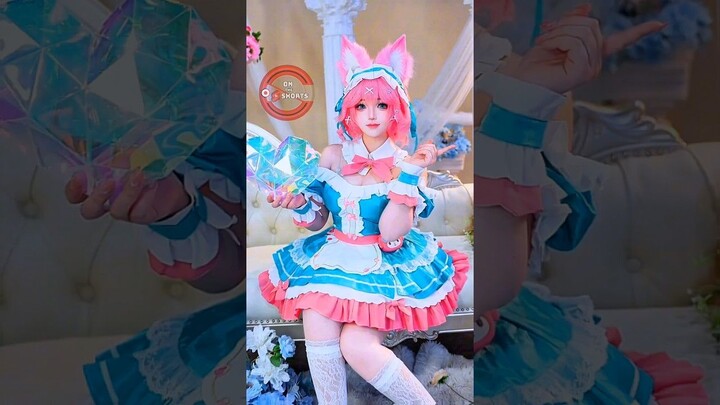 Daji Maid Cafe Skin So Cute ❤️ Honor of Kings Cosplay #shorts