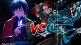 TANJIRO VS GIYU (WATER HASHIRA) FULL FIGHT HD | DEMON SLAYER | JEMZ IN GAME